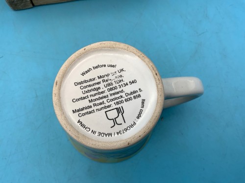 Taza de cerámica mini huevo "Cadbury" vintage, novedad coleccionable, Pascua - Imagen 6 de 6