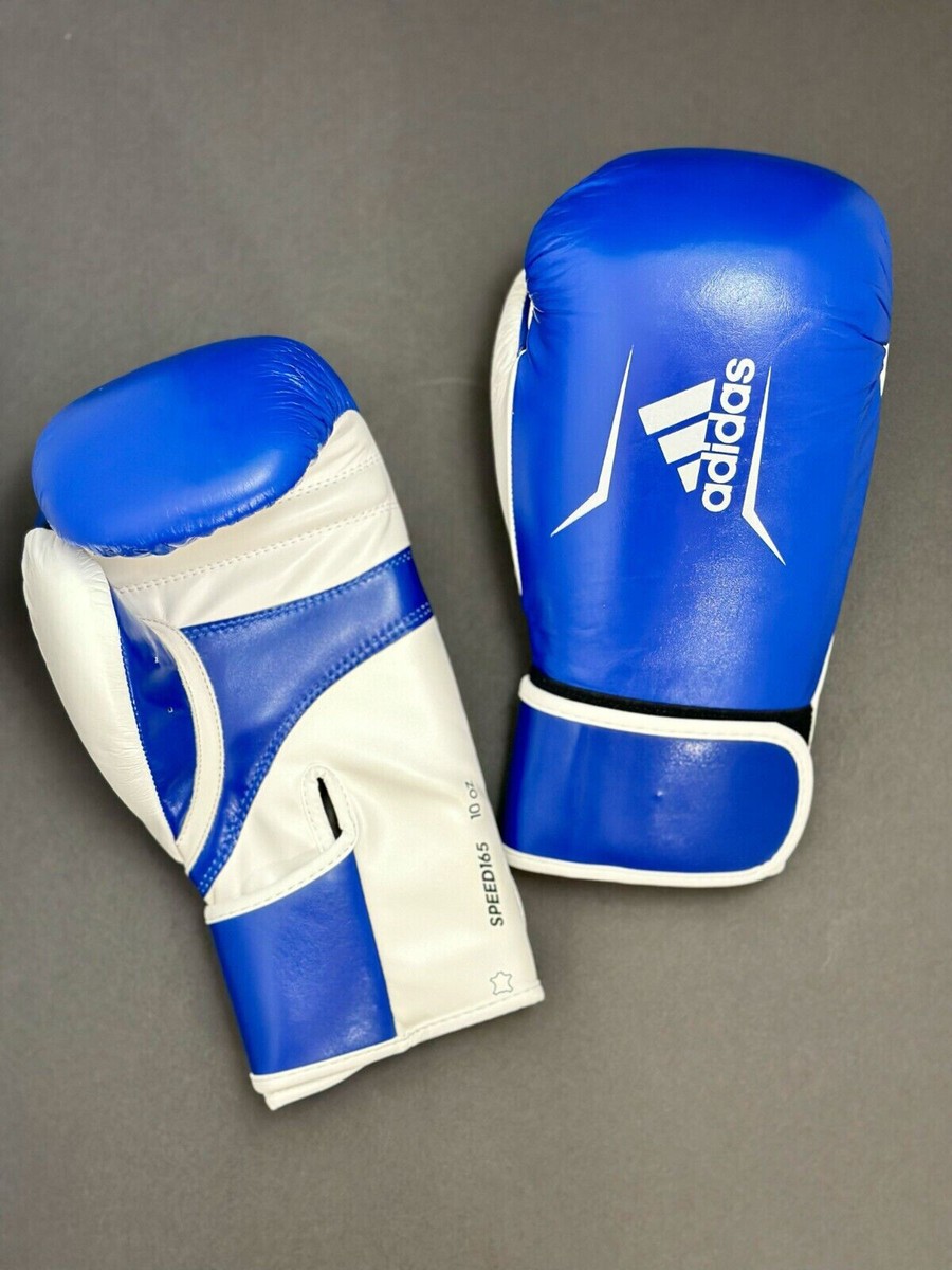 ADIDAS WAKO Approved Kickboxing Fight Gloves, Cowhide Cuir Leather