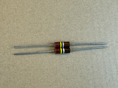 2 NOS Allen Bradley 220k ohm 1 watt 1W 10% Carbon Comp Resistors TESTED 5% (Qty)
