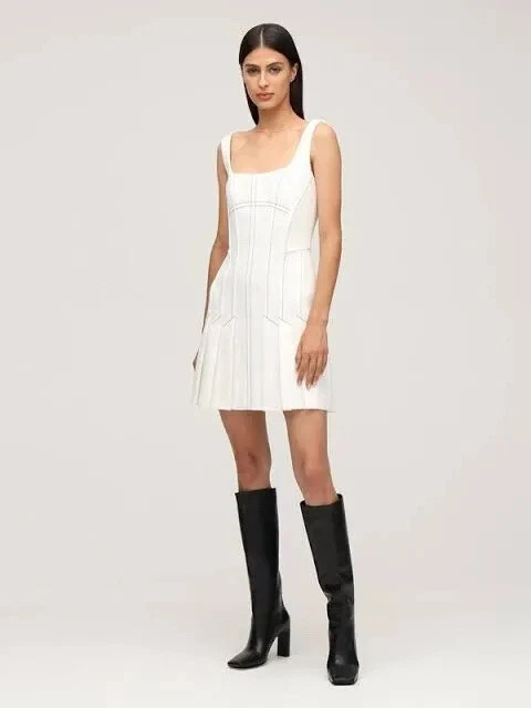 Dion Lee Corset Pleat Mini Dress Size 8 eBay