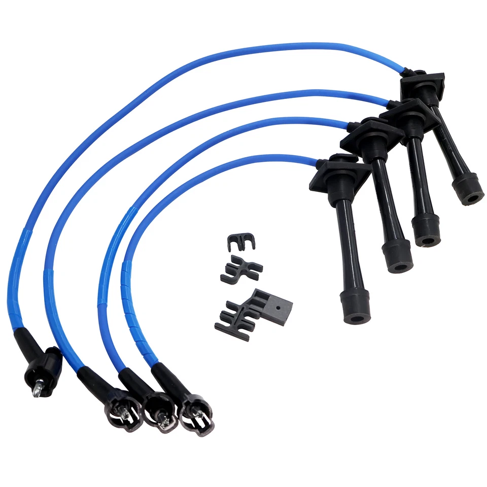 Fit for Geo Prizm 1.8L Toyota Celica Corolla 1.6L 4x Spark Plug Wires 9091922327 - Imagem 2 de 4