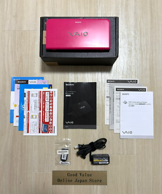 Sony Vaio Type P VPCP119KJ Pink Atom Z530 Windows 7 Home RAM 2GB