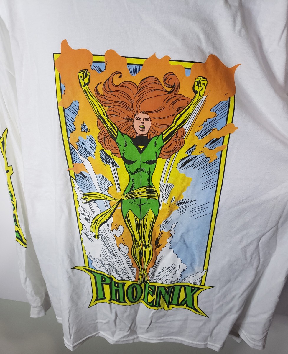Tシャツ・カットソー True Religion x One Piece Phoenix Mesh Long Sleeve Phoenix Rising Long Sleeve V-Neck T-Shirt