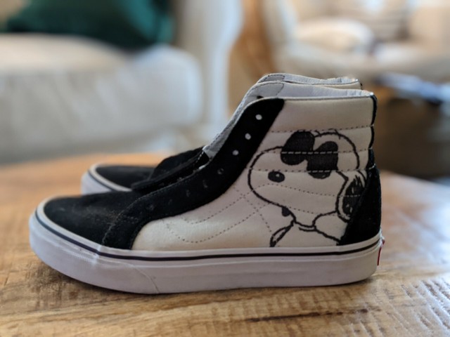 snoopy vans size 5