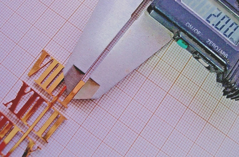 Index chiffres romain dial cadran clock horloge pendule uhr paris cartel MOYEN 2 - Photo 2/4