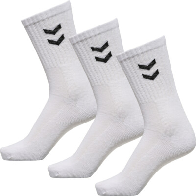 HUMMEL Basic Socken 3er Pack (3 Paar Socken)    Weiß