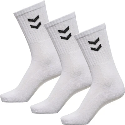 HUMMEL Basic Socken 3er Pack (3 Paar Socken) Weiß