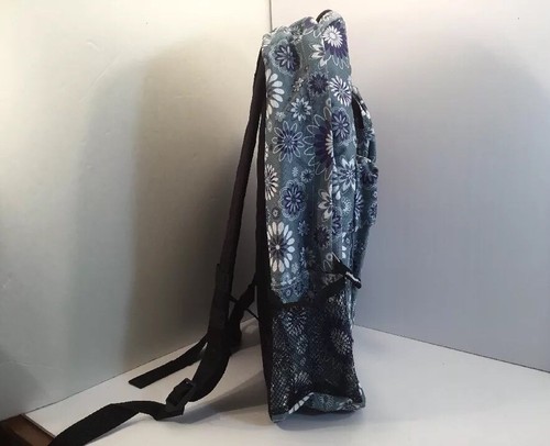 Zaino Track by Triple Gear bambina blu fiorito con portamonete abbinato - Foto 5 di 12