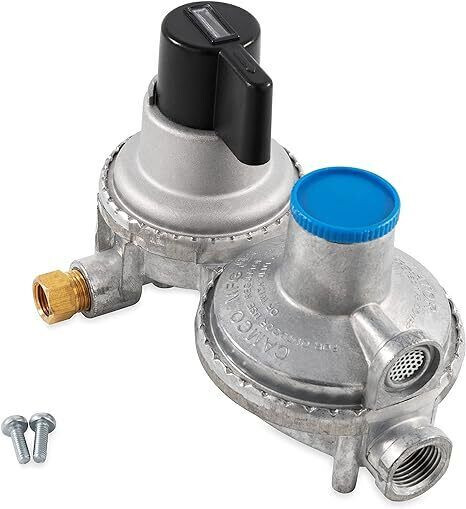Camco Propane Double Stage Auto Changeover Regulator RVs Dua