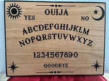 Wooden Ouija Spirit Board   12"x16" & Planchette