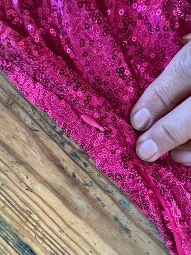 NWT-Grace Karin Women's Pink Dress Size XL short sleeve pencil dress zipper - Picture 6 of 7