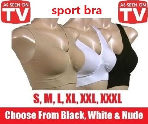 Breathable Sports Bra Anti-Sweat Fitness Top Women Yoga Bras Push Up Sport Bra - Afbeelding 1 van 20