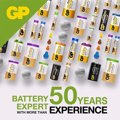 2x GP AAAA LR61 Batteries MN2500 E96 1.5V Super Alkaline Longest Lasting New - Picture 3 of 13