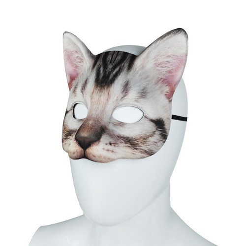 Masque De Chat En Dentelle Pour Femme - Pour Halloween, Soirée, Cosplay - Design élégant Avec Motifs Roses - Environ 16x15 Cm - 2