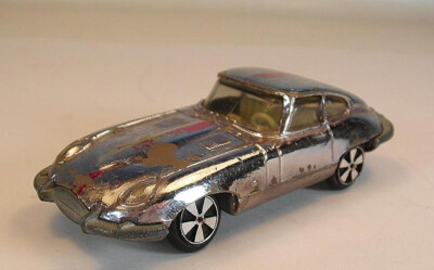 Faller Hit Car HitCar Nr. 3453 Jaguar E Coupe silbermetallic Streifen #1058