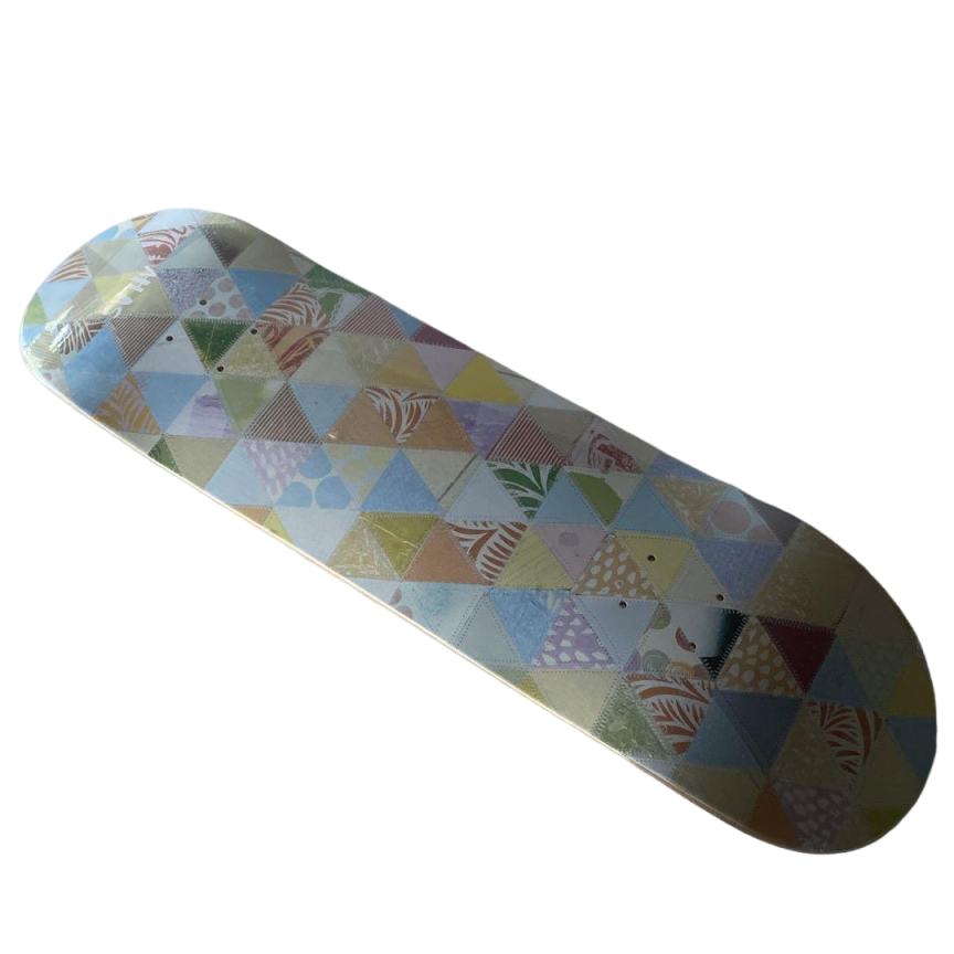 スケートボード Atlas THOMAS CAMPBELL ATLAS x THOMAS CAMPBELL Sewing Artwork Design Skateboard Deck H