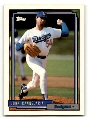 1992 Topps #363 John Candelaria    Los Angeles Dodgers Baseball Cards E ID:54710