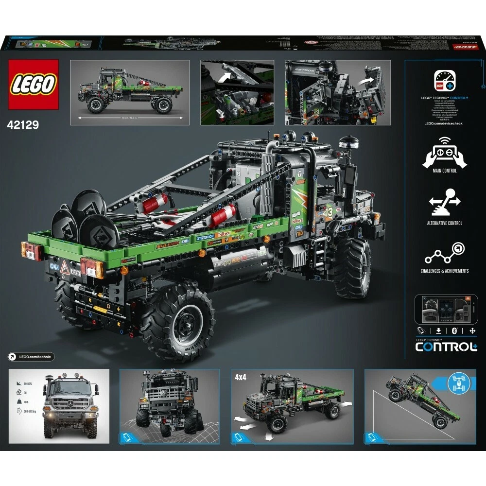 LEGO® Technic™ 42129 « Le camion d'essai 4x4 Mercedes-Benz Zetros »  Véhicule télécommandé Set de construction - Worldshop