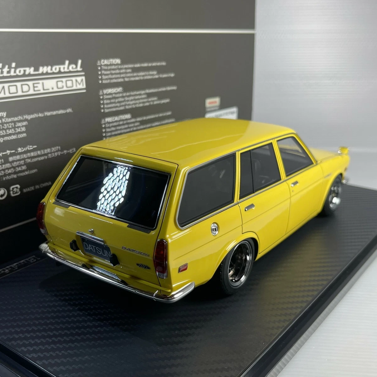 1/18 Ignition Model Datsun Bluebird (510) Wagon Yellow IG2222 | eBay
