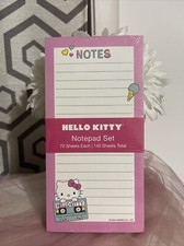Hello Kitty Notepad Set Of Two 70 Sheets Each
