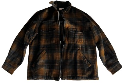 VTG MCGREGOR MACKINAW JACKET TARTAN PLAID HUNTING PLAID WOOL COAT