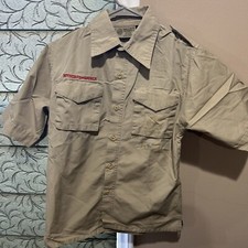 Boy Scout BSA UNIFORM SHIRT New Style Youth Large Short Sleeve I95