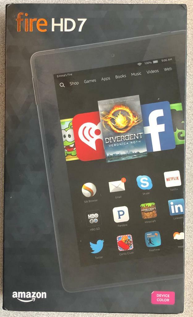 Brand New Original Amazon Fire HD 7 (4th Generation) 16GB, Wi-Fi