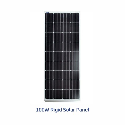 100W Solaranlage mit 12A Dual MPPT Regler für Wohnmobile oder Wohnmobile