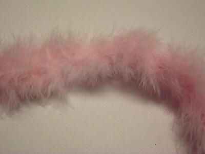 Bormits hochwertige dekorative Marabu Boa Federborte - ROSA