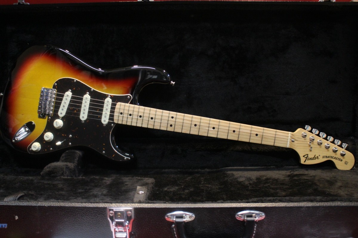 【出品7/19（土）まで！】FenderJapan Stratocaster NEW Fender Japan Stratocaster Tradnl70s MN 3TSB Sunburst
