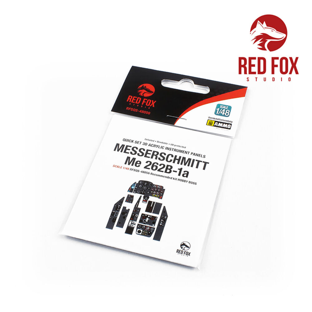 Red Fox Studio RFSQS-48056 - 1/48 Messerschmitt Me 262B-1a (for Hobby Boss kit)
