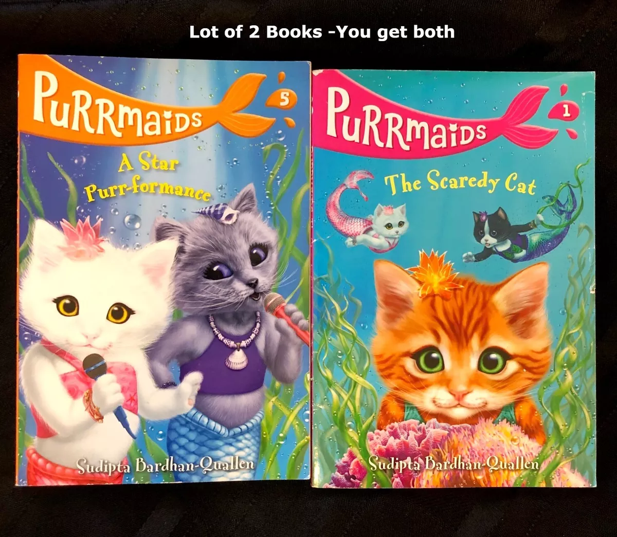 Purrmaids #1: The Scaredy Cat by Sudipta Bardhan-Quallen: 9781524701611 |  : Books