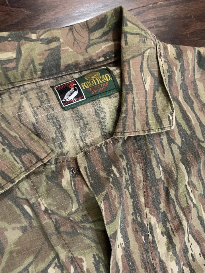 Vintage Camo Camouflage Hunting One Piece Suit Coveralls Mens Large Vtg RealTree - Image 3 of 4