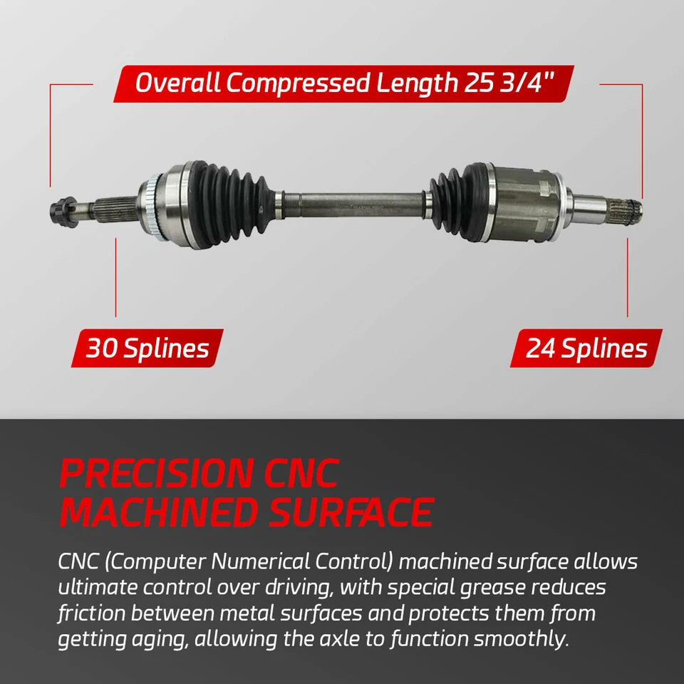Eje CV delantero izquierdo híbrido para Toyota Camry 2012-2017 Avalon 2013-2018 Foto 2 de 4