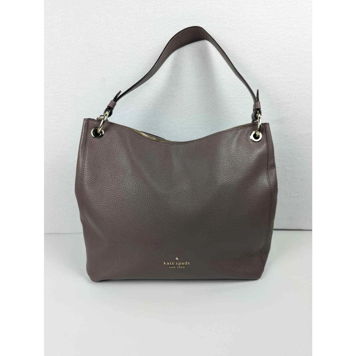 Kate Spade Kat Shoulder Bag Dusk City Scape Pebbled Leather 13