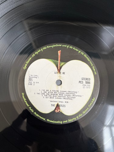 BEATLES / Let it be -LP-Vinyl:EX+/ Cover: VG+/ 2nd.UK Press 1970-YEX 773-3U - Bild 5 von 16
