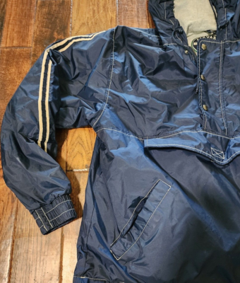 vtg Gap Varsity Classic jacket windbreaker lined small hood