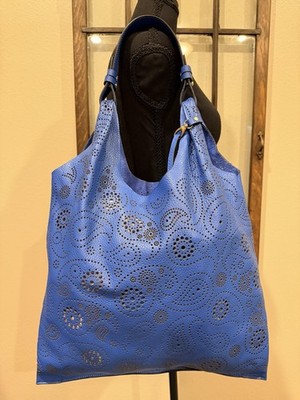 Jil Sander style Paisley Shoulder Market Tote & Coin Purse