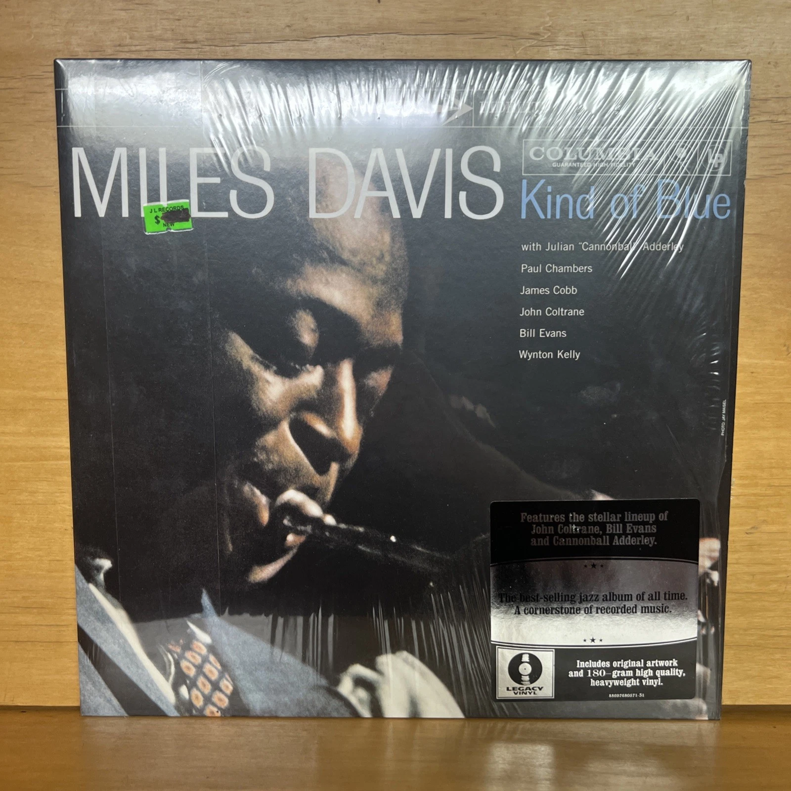 Miles Davis – Kind of Blue, Vinyl LP (VG+, In Shrink w/ Hype Sticker)