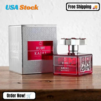 New in Box, 100ml Kajal Perfumes Ruby Eau de Parfum Authentic Niche Fragrance