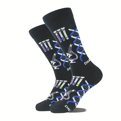  DNA Wissenschaft Biologie Genetik Laborwissenschaftler Neuheit Socken Geschenk Lehrer UK 6-10