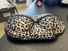 Travel Bra Holder Leopard. Hard Case.