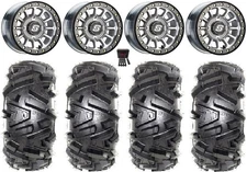 Sedona Sano Bdlk 14" Wheels Ct +30mm 28" Moto MTC Tires RZR XP 1000 / PRO XP