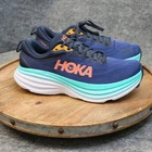 Hoka One One Bondi 8 Womens Size 8.5 B Outer Space Blue Running Shoes Sneakers