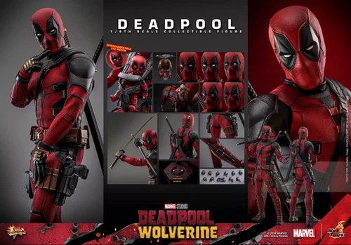 Hot Toys DEADPOOL 1/6 Scale Action Figure MMS746 Wolverine Deadpool 3