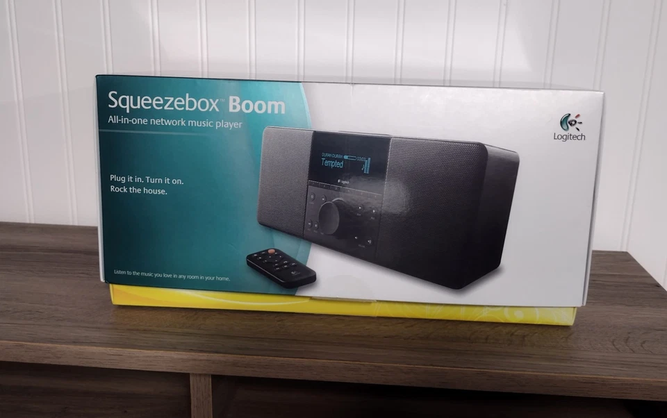 Squeezebox Boom All in One Network Music Player WiFi Remote Original Box - Image 4 of 4