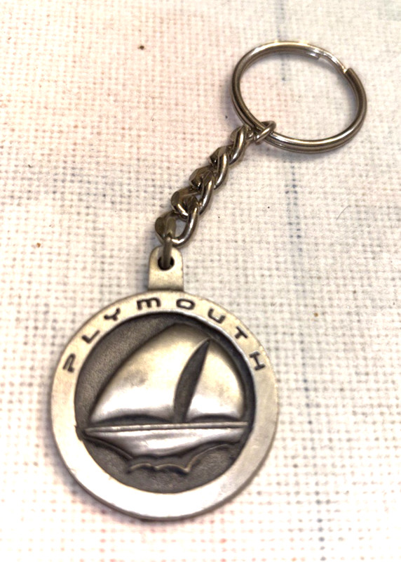 Chrysler Plymouth Dodge Advertising Keychain North Coast Auto California