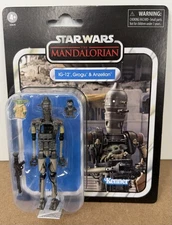 2025 STAR WARS Vintage Collection Mandalorian IG-12 Grogu Anzellan Figures VC358