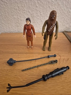 Star Wars Kenner Figuren Zubehör Leia Bespin Chewbacca Bib Fortuna X-Wing Cannon