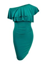 Lauren by Ralph Lauren Women's Ruffled Jersey Dress